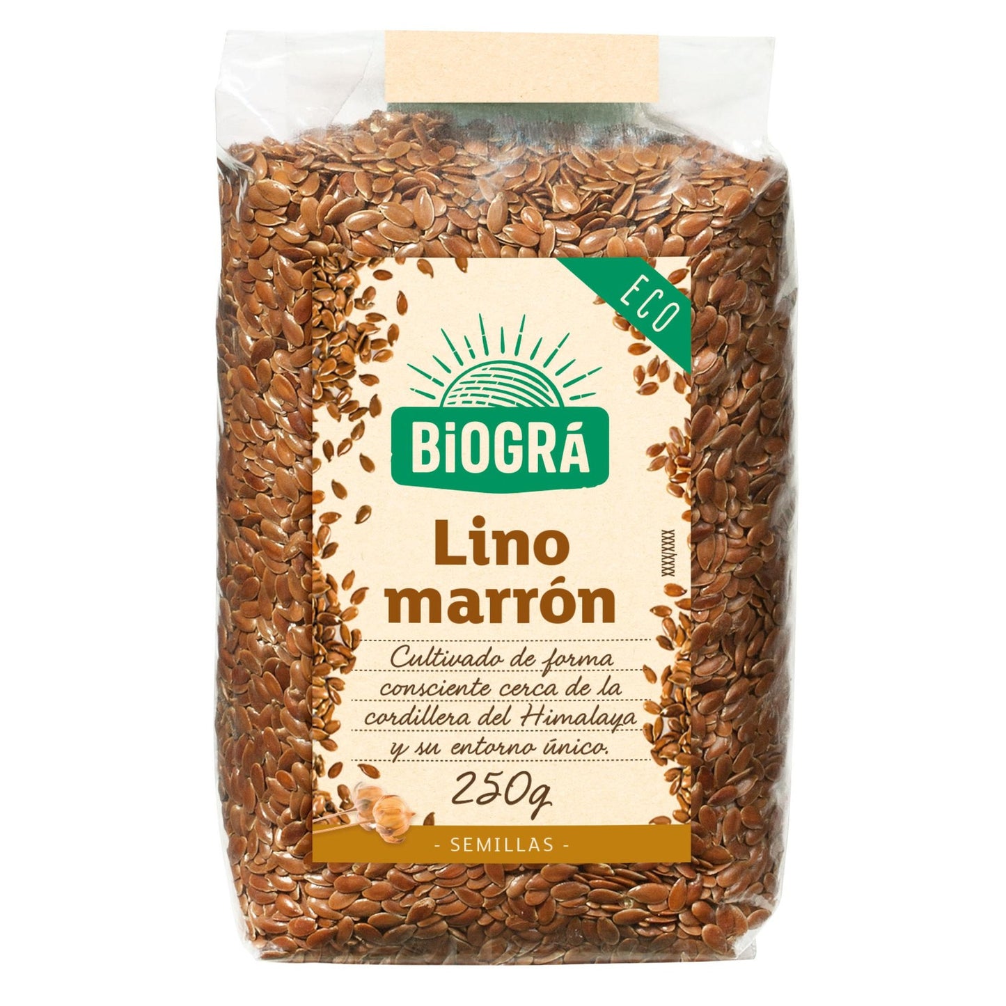 Semillas de Lino Marrón Bio 250 g Biográ