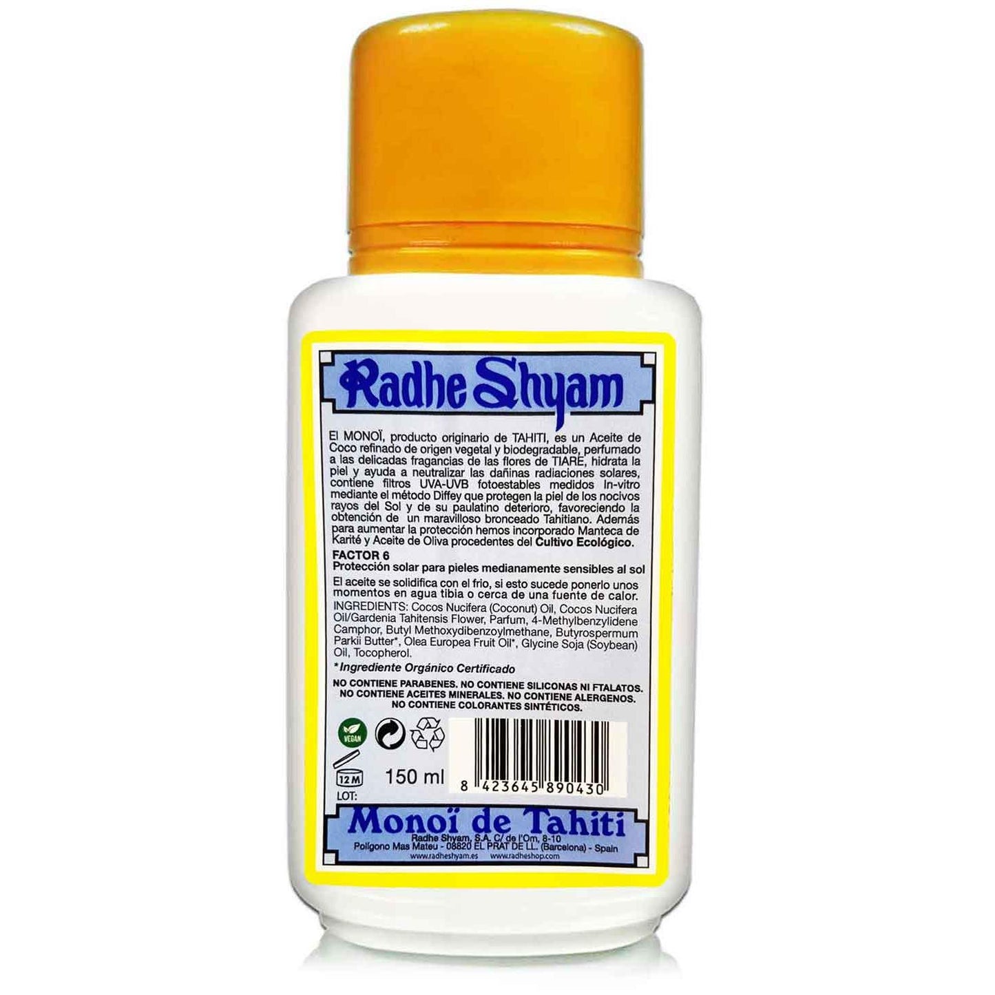 Monoi De Tahiti F.6 Radhe 150 Ml Radhe