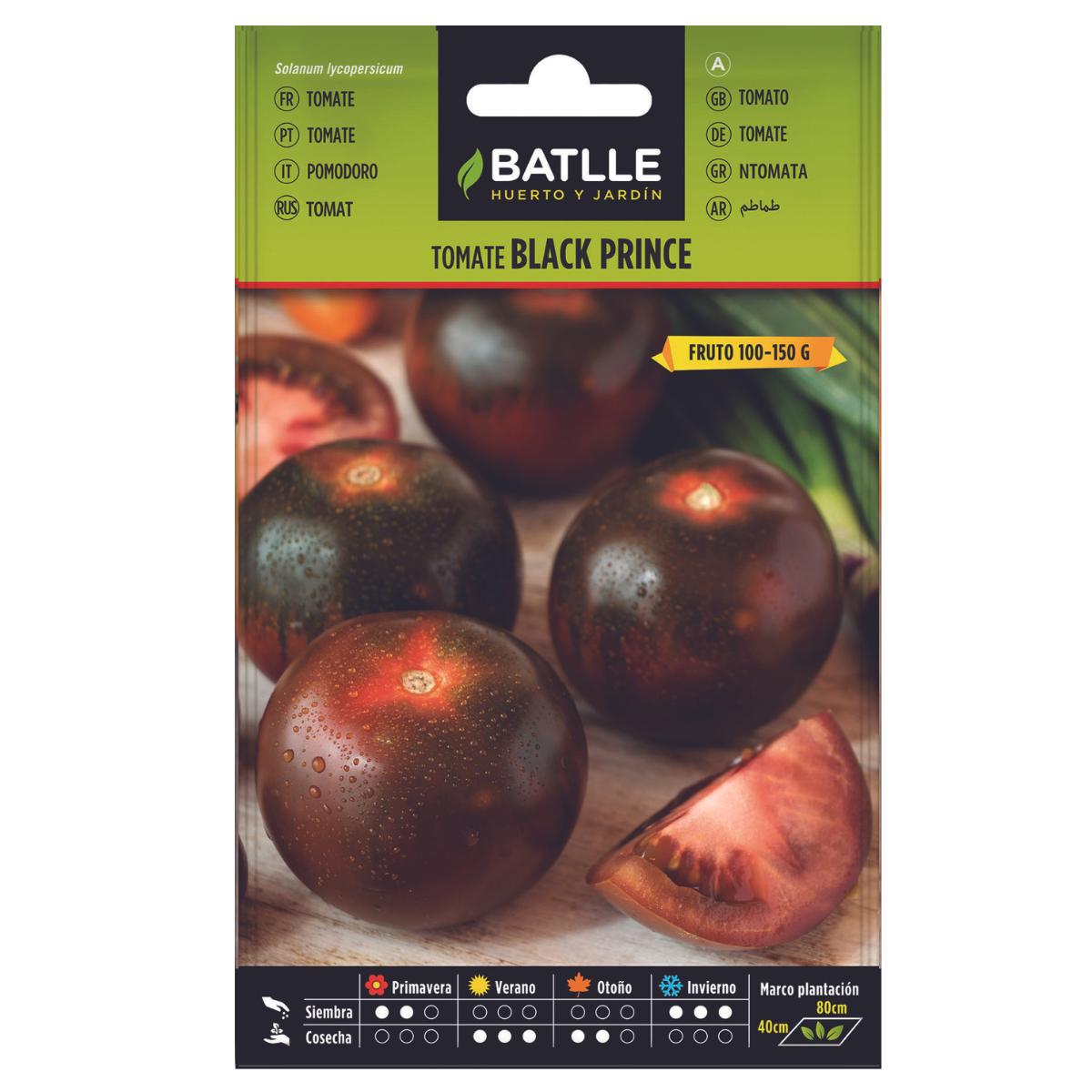 Semillas de Tomate Black Prince Batlle