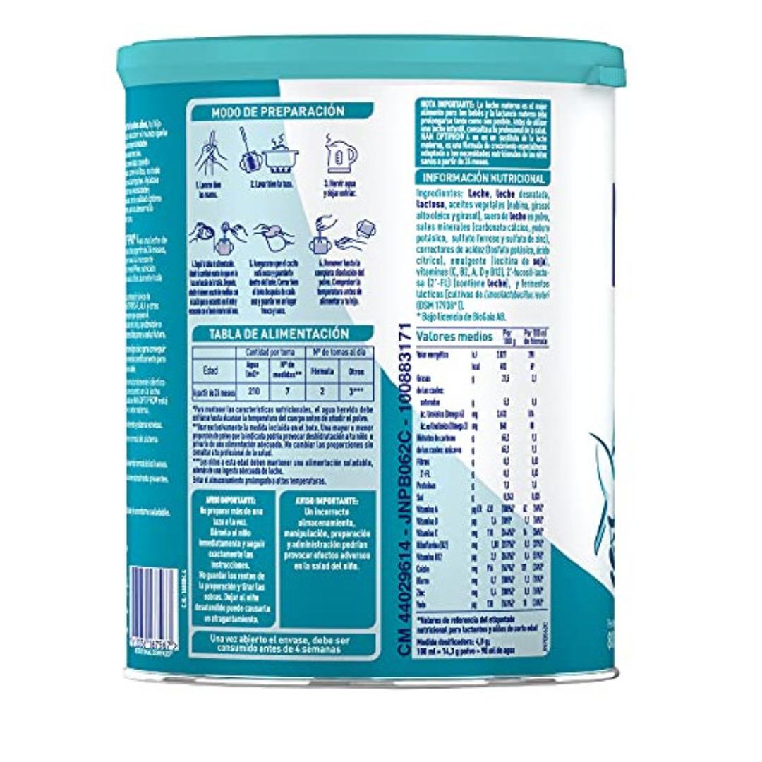 Nan Optipro 4 Leche de crecimiento a partir de 2 años Nestlé 800 g