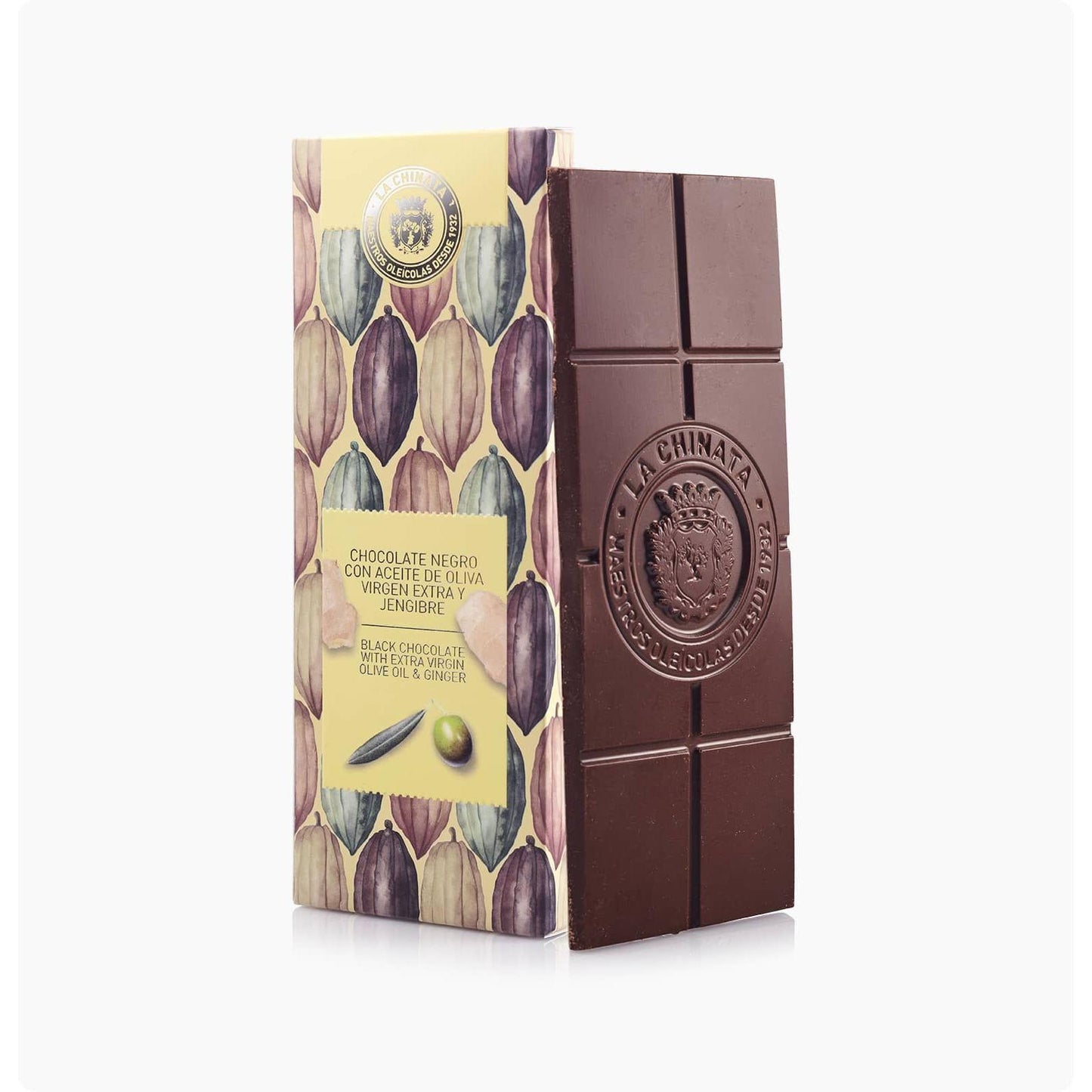 Chocolate con Jengibre y AOVE* La Chinata 100 gr