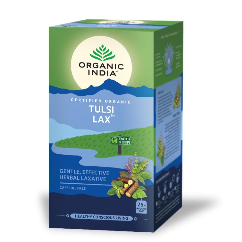 Tulsi Lax Herbal Organic India 25 bolsitas