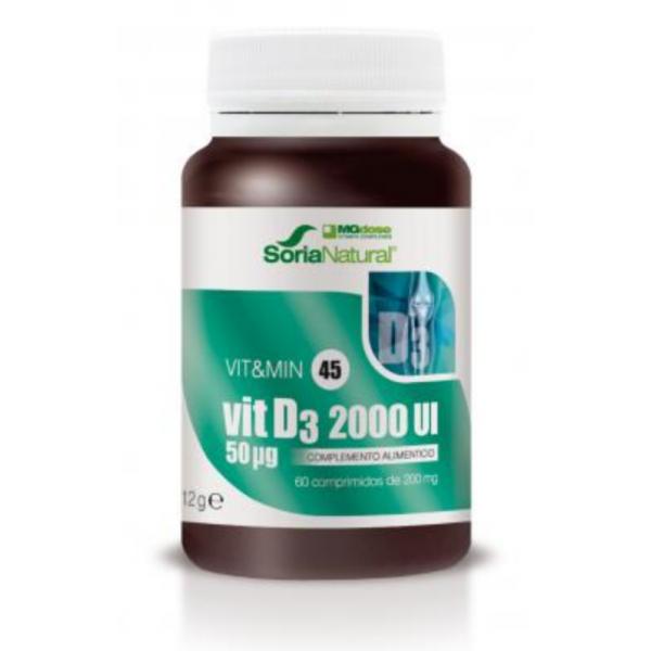 Vitamina D3 2.000 UI · MGdose · 60 comprimidos