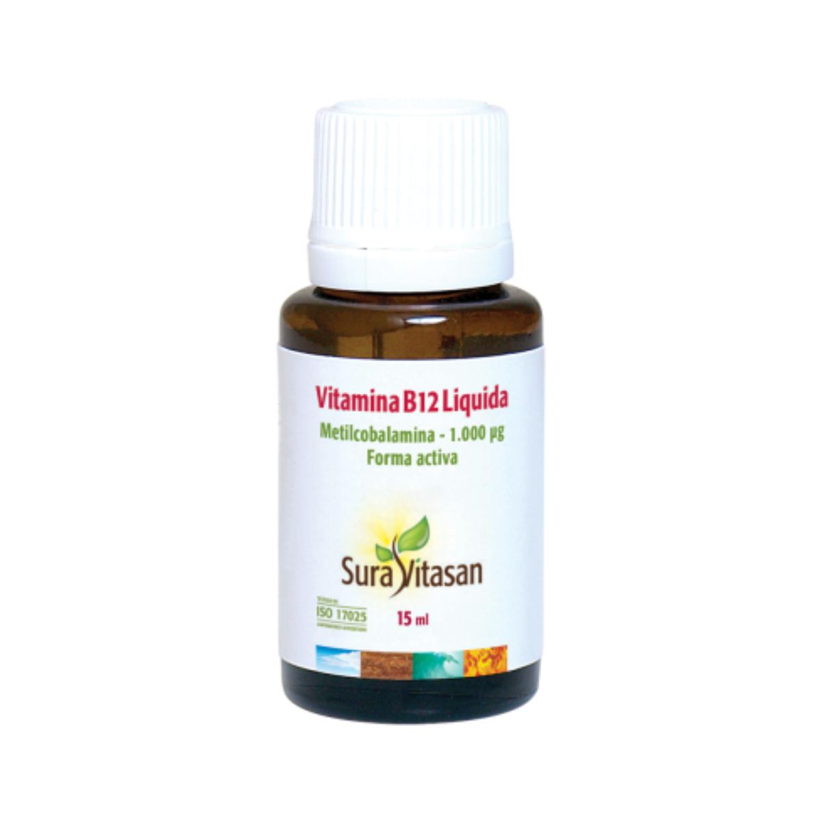 Vitamina B12 Líquida 15 ml SuraVitasan
