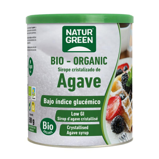 Sirope Cristalizado De Agave Bio 500 G Naturgreen