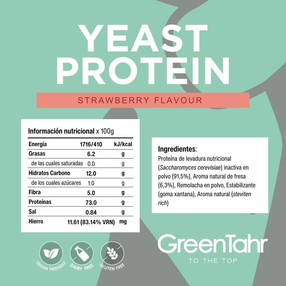 Proteína de levadura sabor fresa XXL 750 g