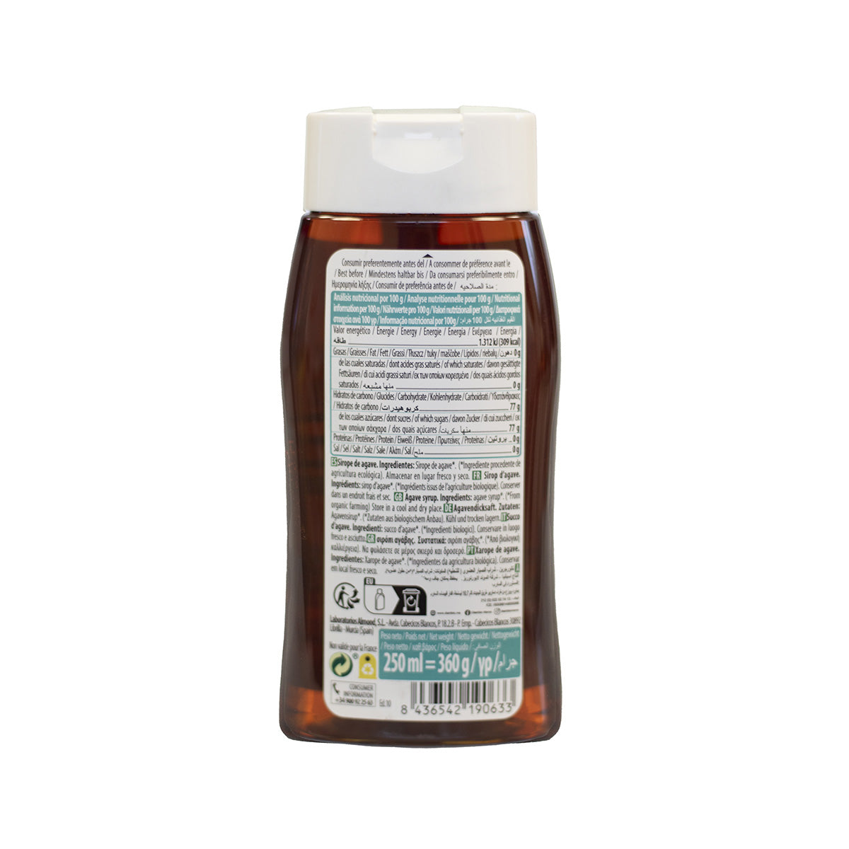 Sirope de Ágave Premium Naturgreen 236 ml