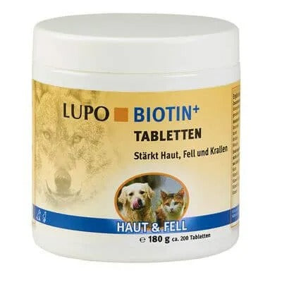 Lupo Biotin+ Pastillas 200 u Mejora la Piel, Pelo y Uñas