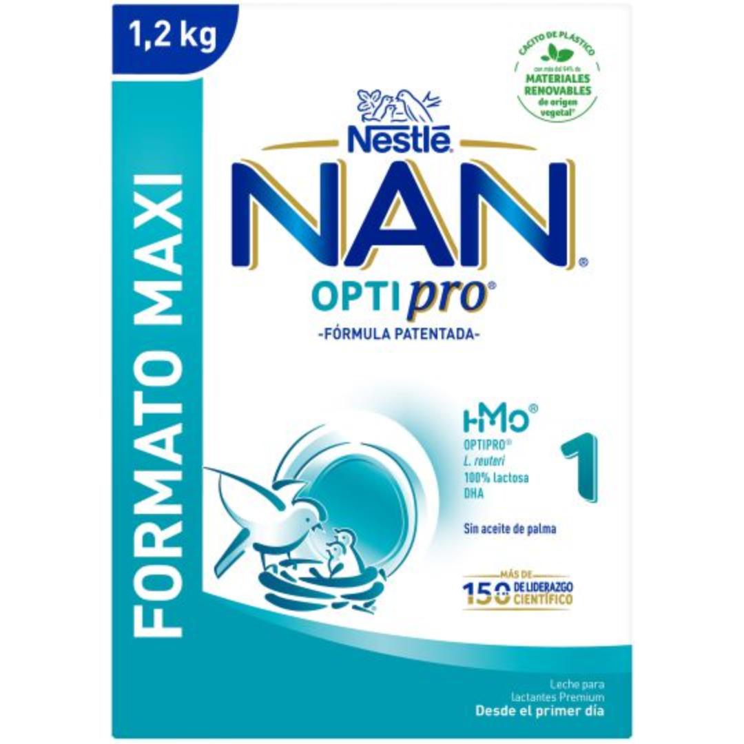 Nan Optipro 1 Leche de inicio desde el primer día Nestlé 1200 g