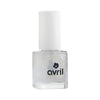 Esmalte Top Coat dorado con purpurina, Avril, 7 ml