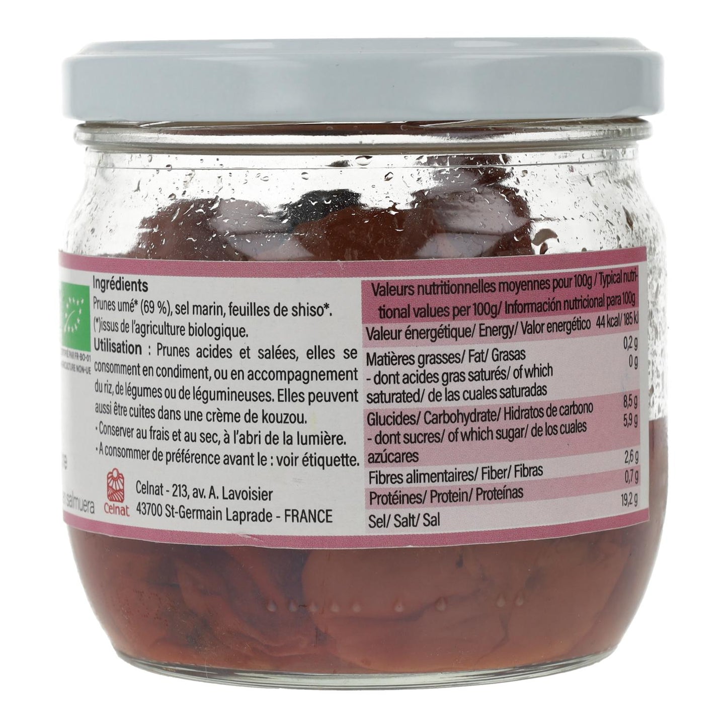 Ciruela Umeboshi Celnat 250g