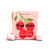 Chicle sin plástico de Frambuesa y Vainilla True Gum 21g