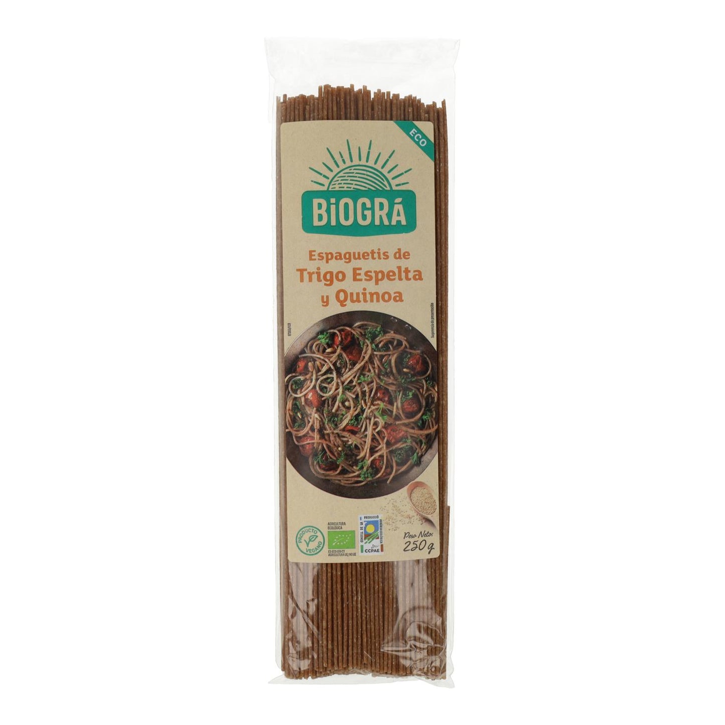 Espagueti de Quinoa y Espelta ECO Biográ 250 g