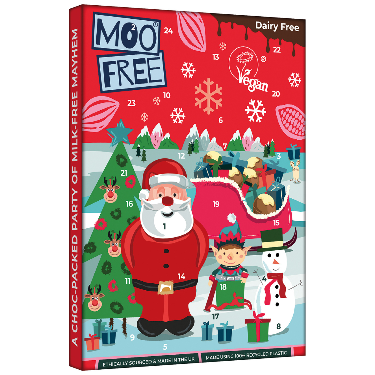 Calendario de Chocolate Adviento BIO Moo Free 70 g