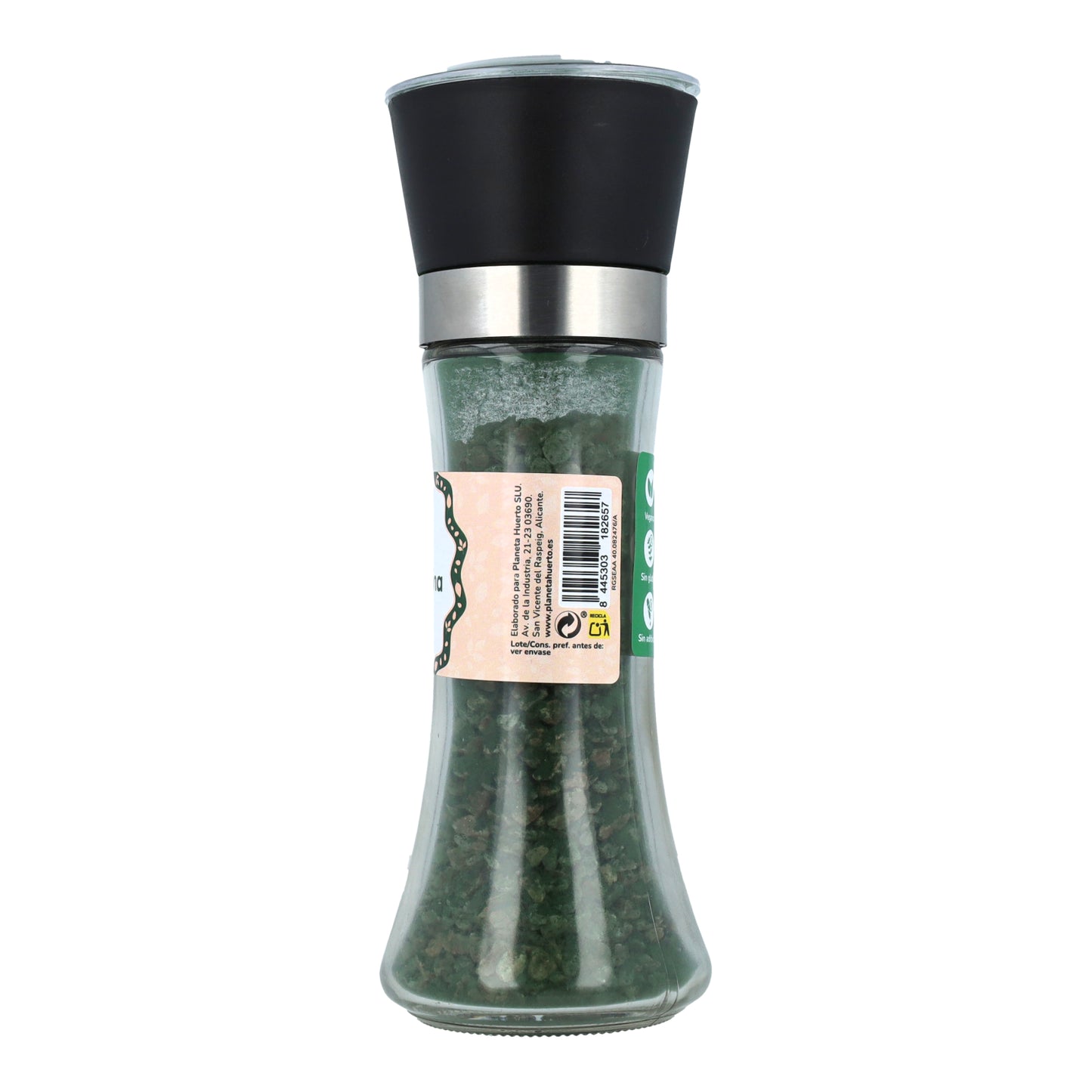 Molinillo sal rosa con alga Espirulina ECO Planeta Huerto 200g