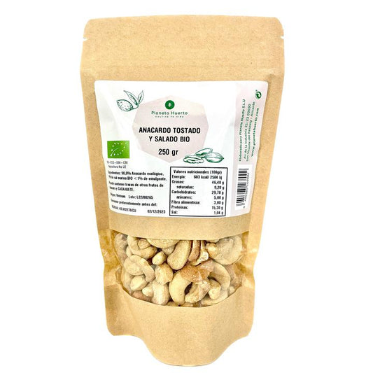 Anacardo tostado y salado ECO Planeta Huerto 250 g