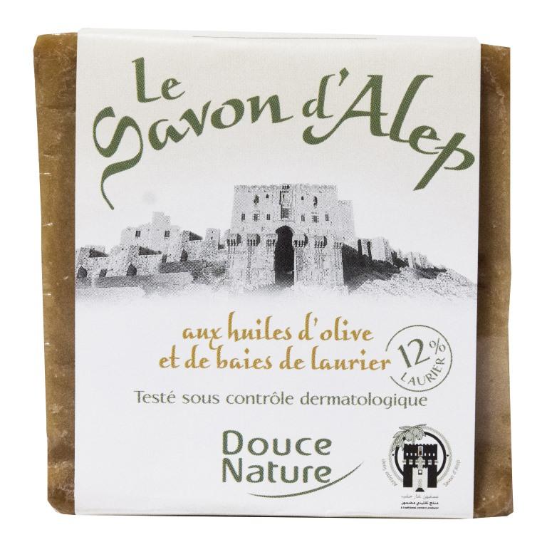 Pastilla de Jabón de Alepo 12% Laurel Douce Nature 100 g