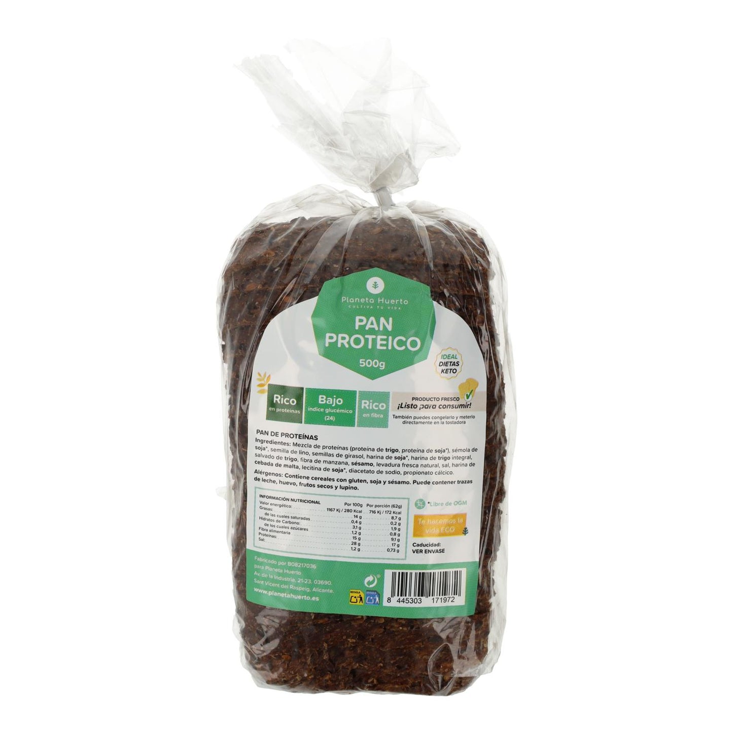 Pan proteico Planeta Huerto 500 g