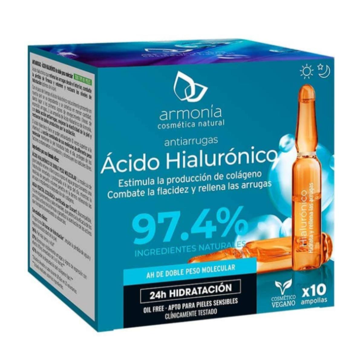 acido hialuronico antiarrugas 10amp.Armonía Cosmética Natural