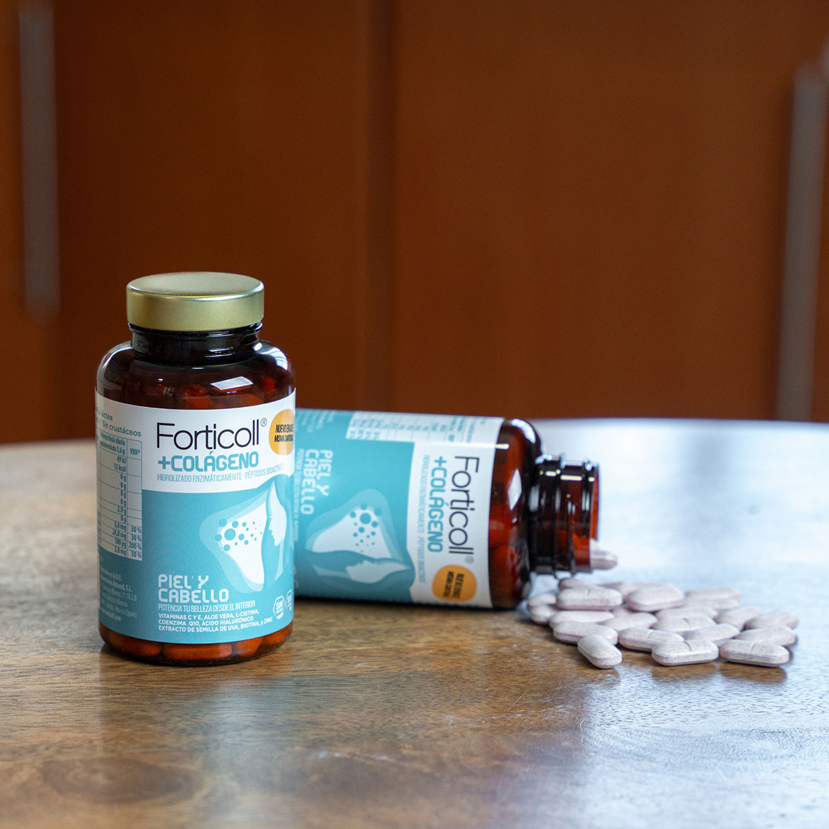 Colágeno BioActivo Piel y Cabello Forticoll 120 comprimidos