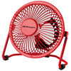 Ventilador USB de sobremesa Rojo PW 1021 Orbegozo 10 cm