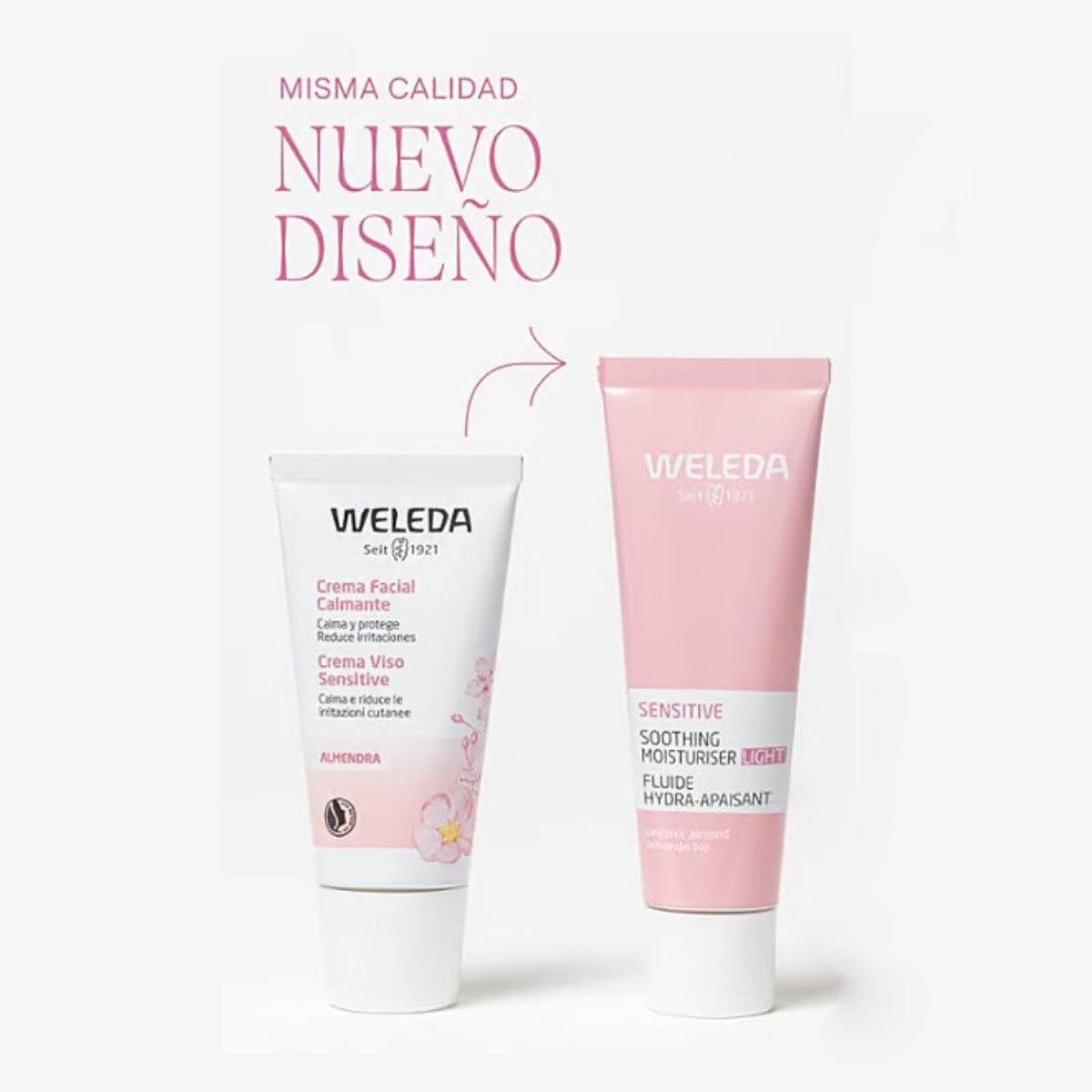 Crema facial armonizante de Almendra Weleda 30 ml