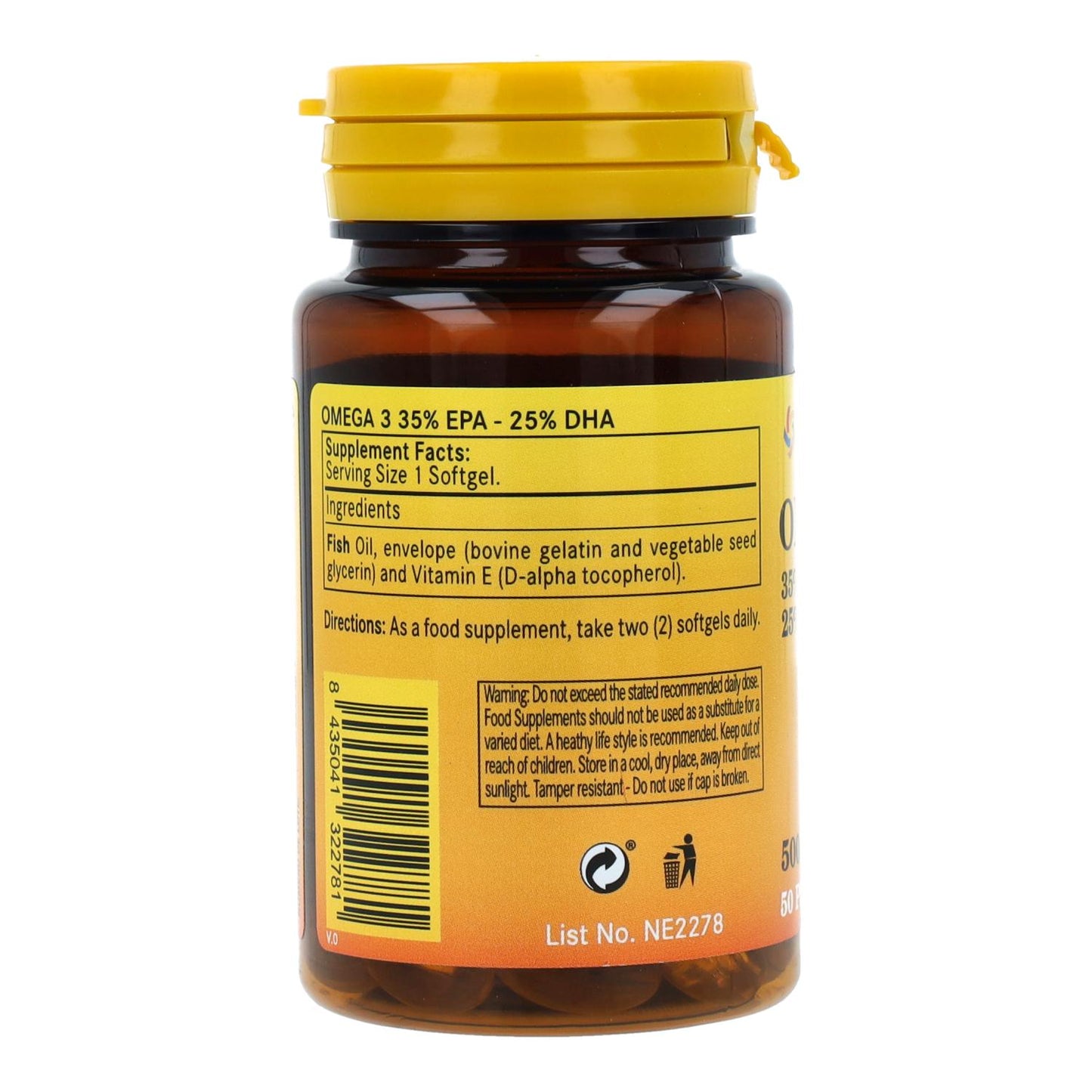 Omega-3 Nature Essential 50 Perlas
