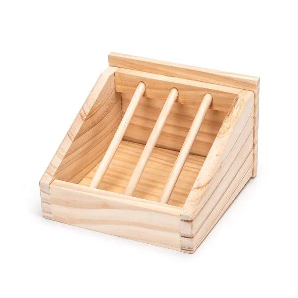 Comedero para heno de madera Nobleza 15 x 10 x 15 cm