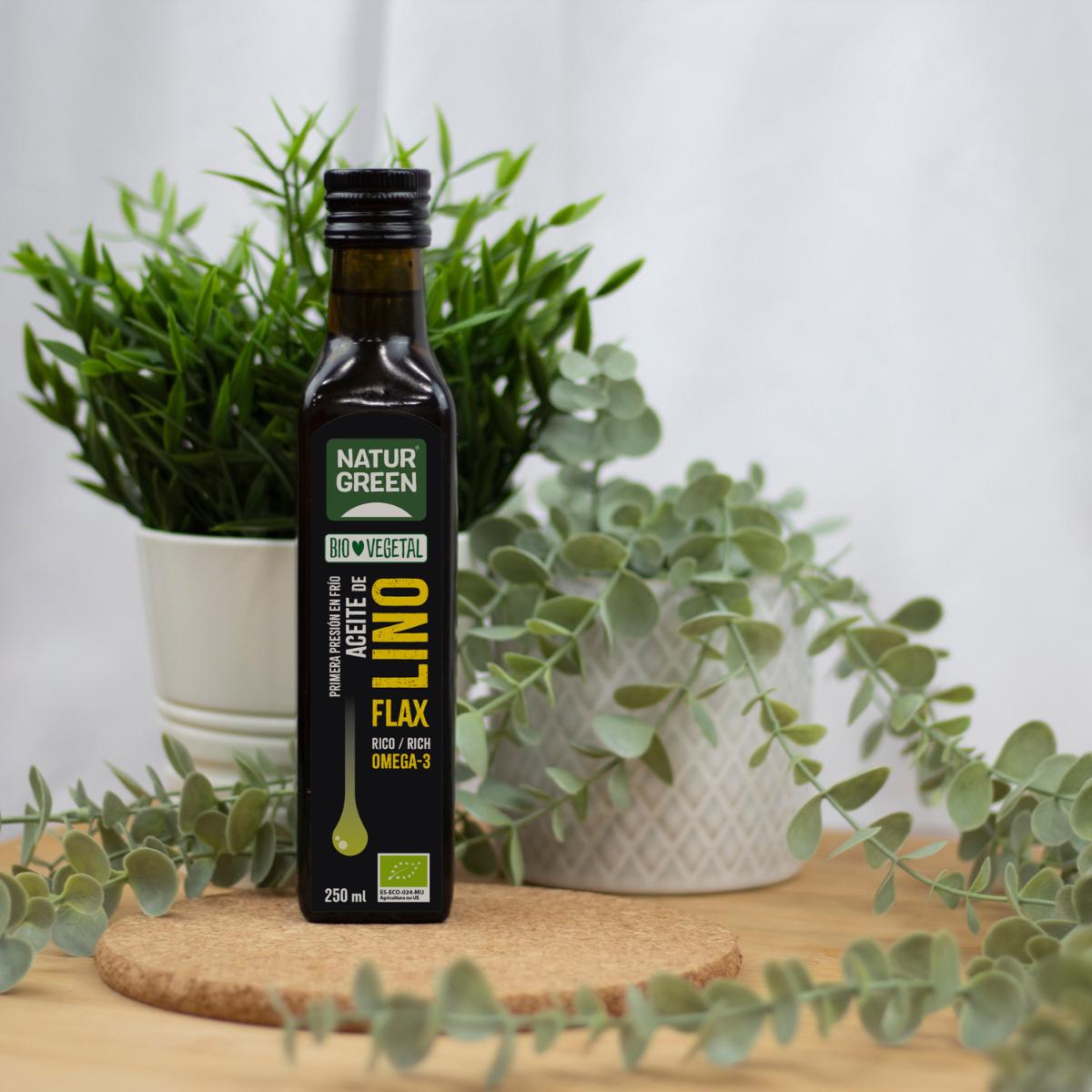 Aceite de Lino Bio NaturGreen 250 ml