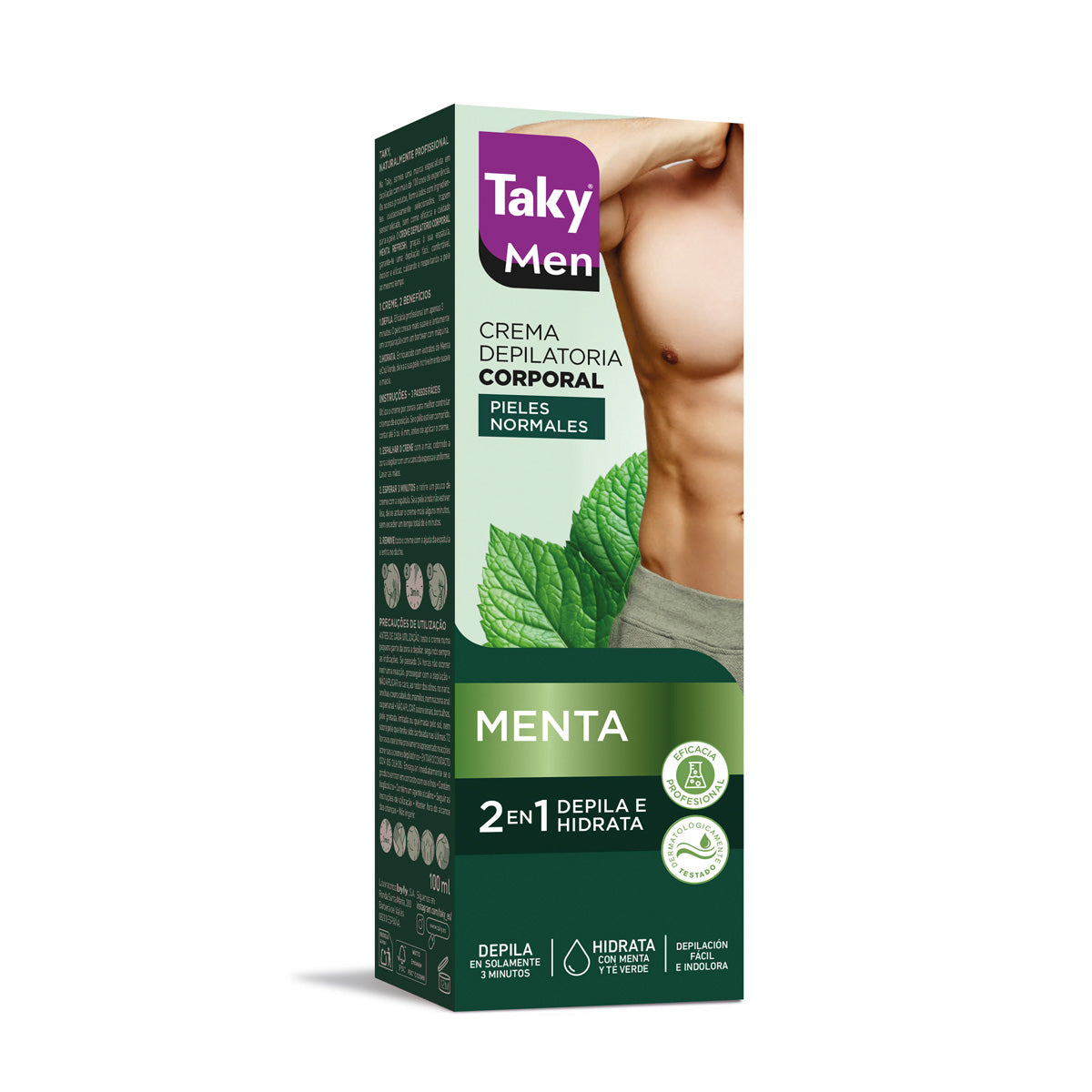 Crema Depilatoria Corporal hombre TAKY 100ml