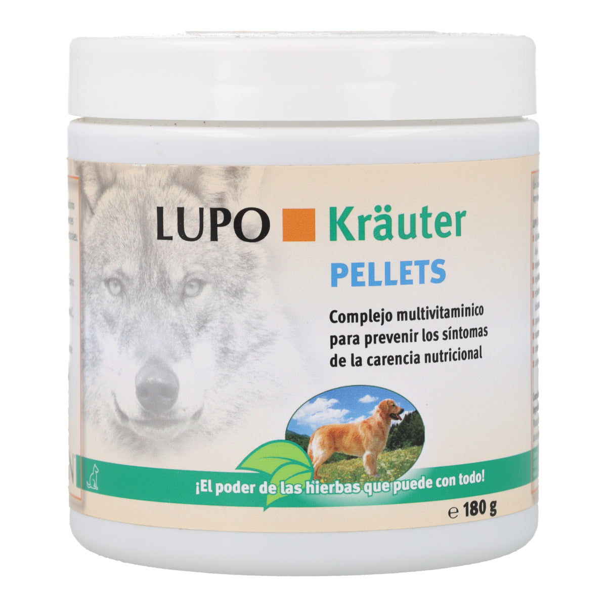 Lupo Kräuter Multivitamínico 100% Natural en Pellet para Perros Pellet 180 g