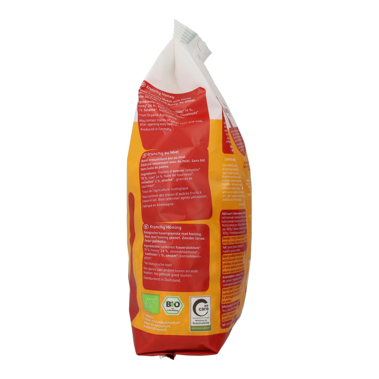 Muesli Krunchy con Miel BIO Barnhouse 600 gr