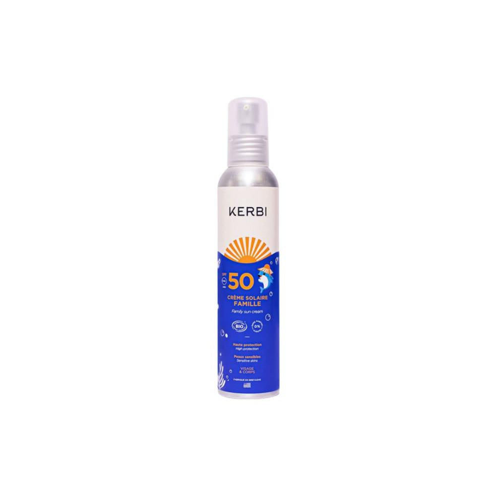 Crema solar familiar SPF50 Kerbi 150 g