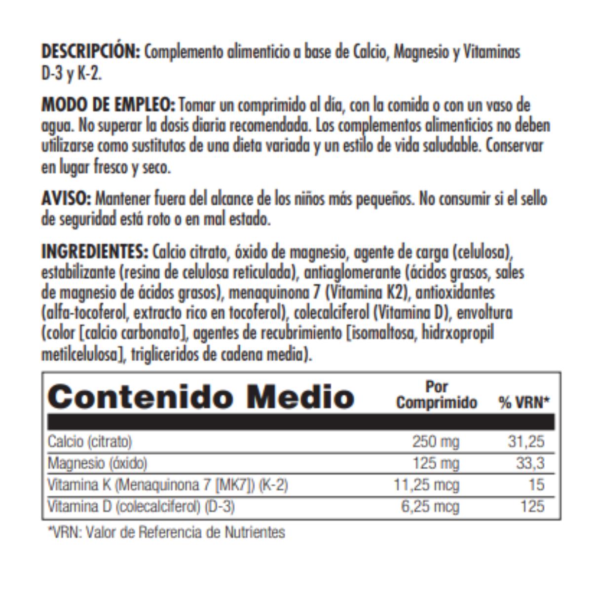 Ultra cal citratro Kal 120 comprimidos