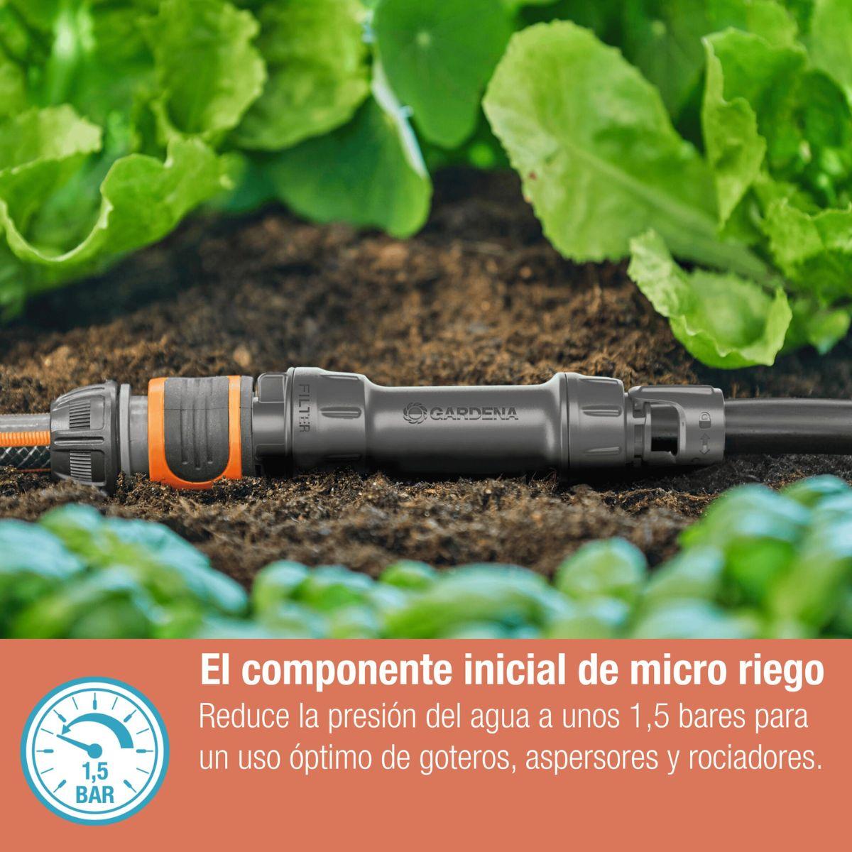 Reductor de presión 1000 Microdripsystem Gardena