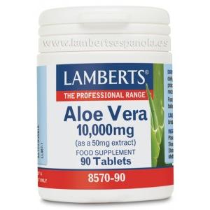 Aloe Vera 10.000 mg Lamberts,90 tabletas