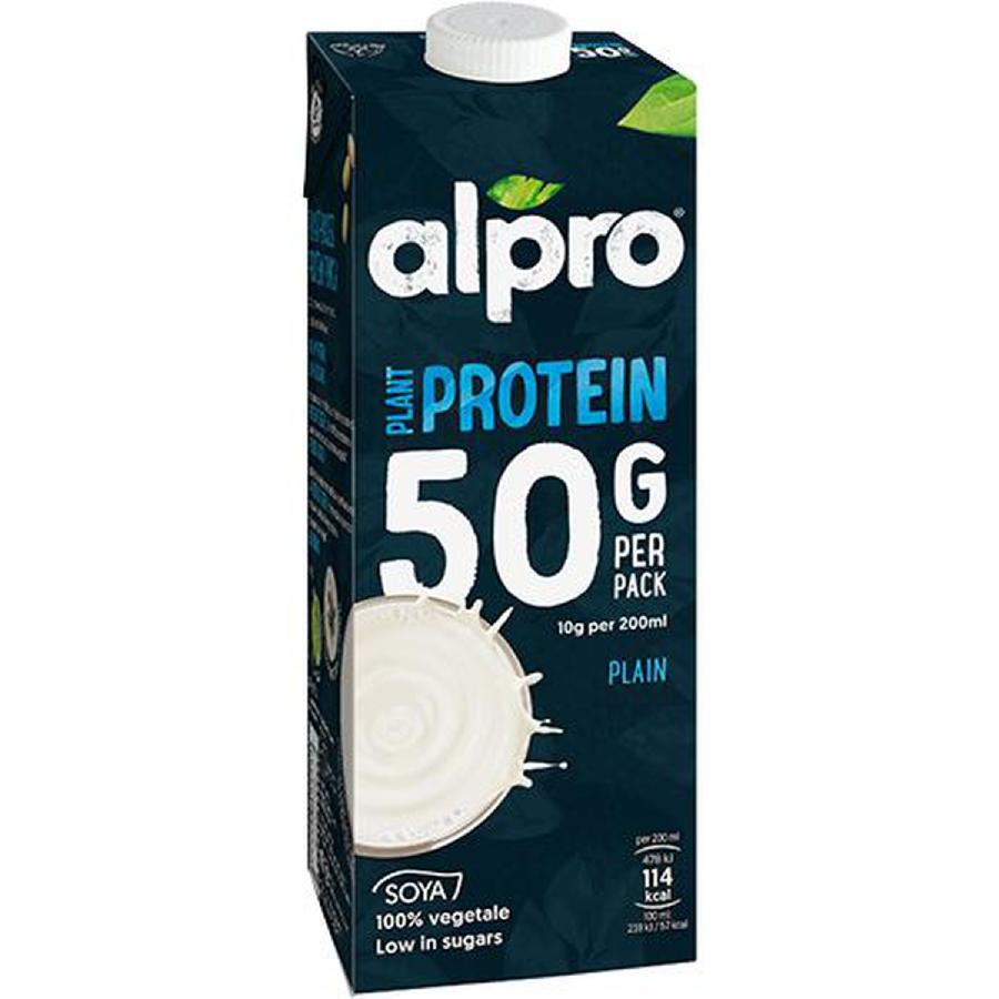 Pack 8 uds Bebida de Soja con Proteínas Alpro 1 Litro