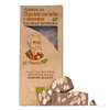 Turrón de Chocolate con Leche y Almendras BIO El Abuelo, 200 g