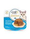 Comida húmeda para gatos Dinner pescado con calabaza Cuisine 75 g Catit