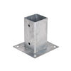 Soporte Anclaje metálico cuadrado para postes y pérgolas Faura 14x14