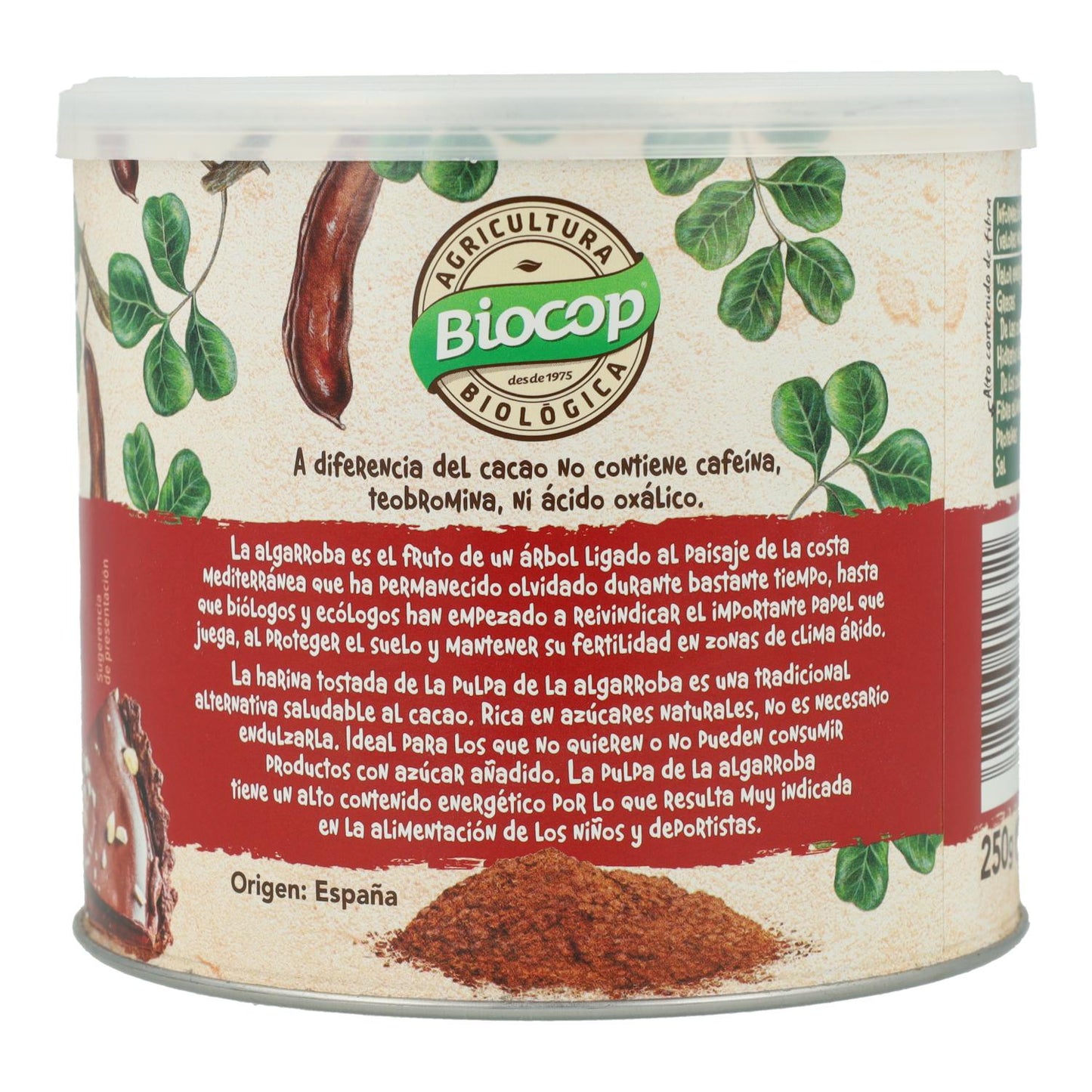 Algarroba en Polvo Bio Biocop 250g