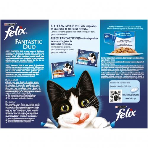 FELIX Duo Festín de Sabores en Gelatina 12 x 85 g