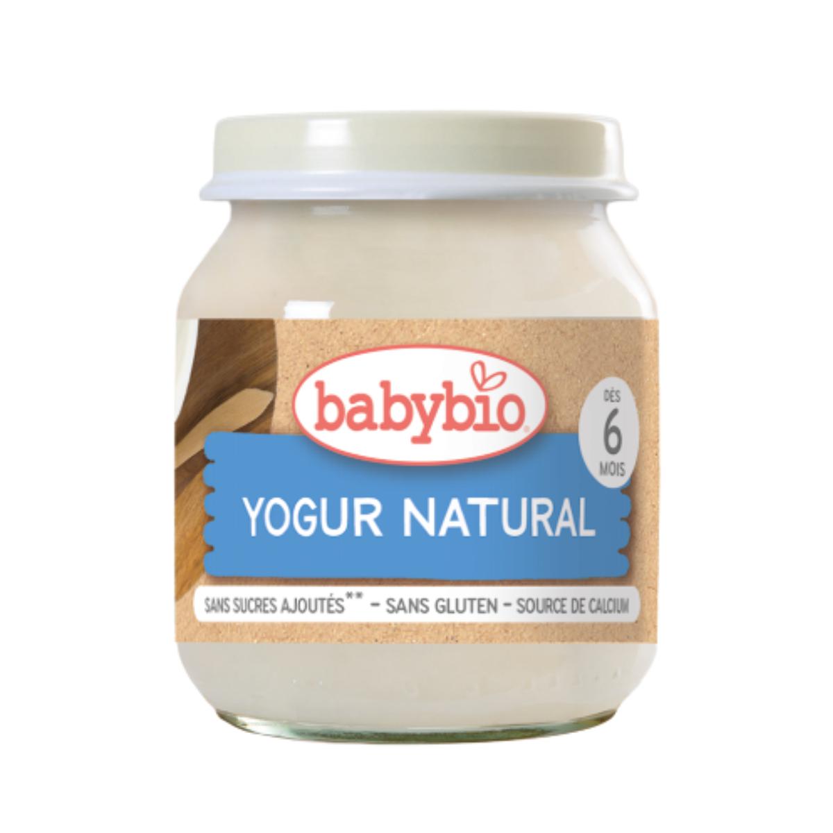 Yogur Natural con Leche de Vaca Ecológica, 2x130gr. Babybio