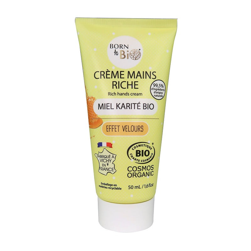 Crema de Manos Nutritiva Cosmos Organic Born to Bio 50 ml