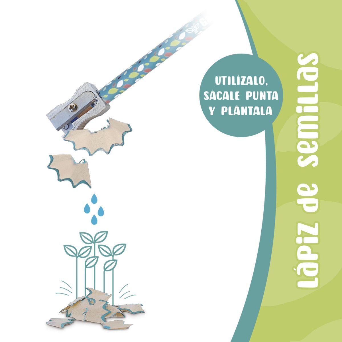 Lápiz de semillas plantable