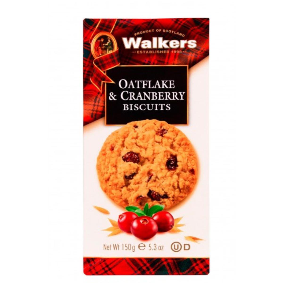 Cookies con copos de avena y arándanos Walkers 150g