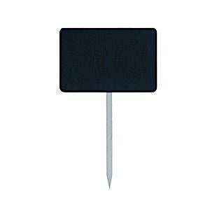 Cartel para etiquetado de plantas y cultivos Pizarra 25x15x30 cm 1 ud