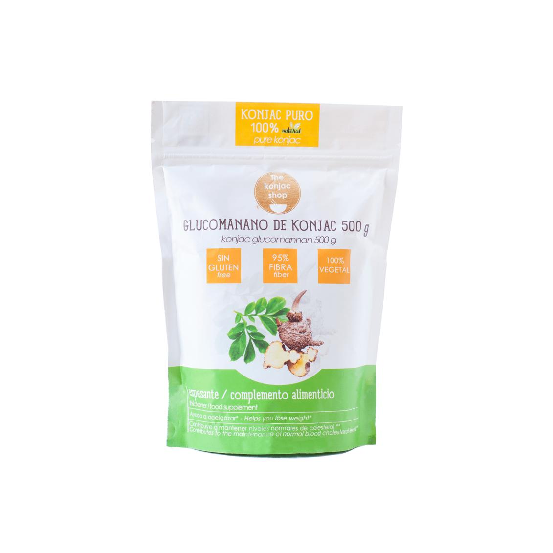 Harina de glucomanano puro 500g The Konjac Shop 500g