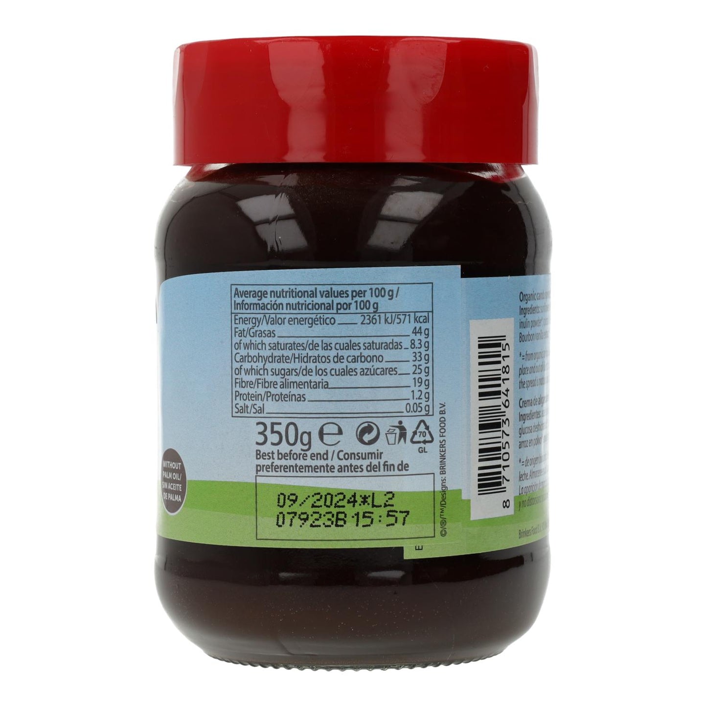 Crema Algarroba Nuscarobe 350 g