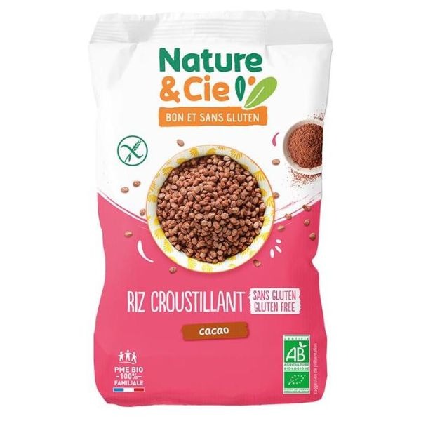 Arroz Hinchado con Chocolate sin Gluten Bio Nature&cie 200 gramos